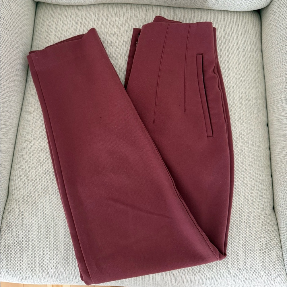 ZARA WOMEN PINK TROUSER XS HIGH WAIST